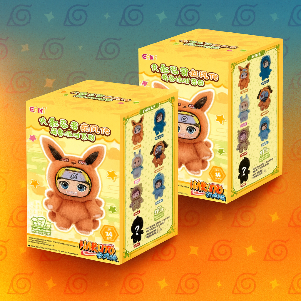 Naruto Plüschtier in orangener Blindbox