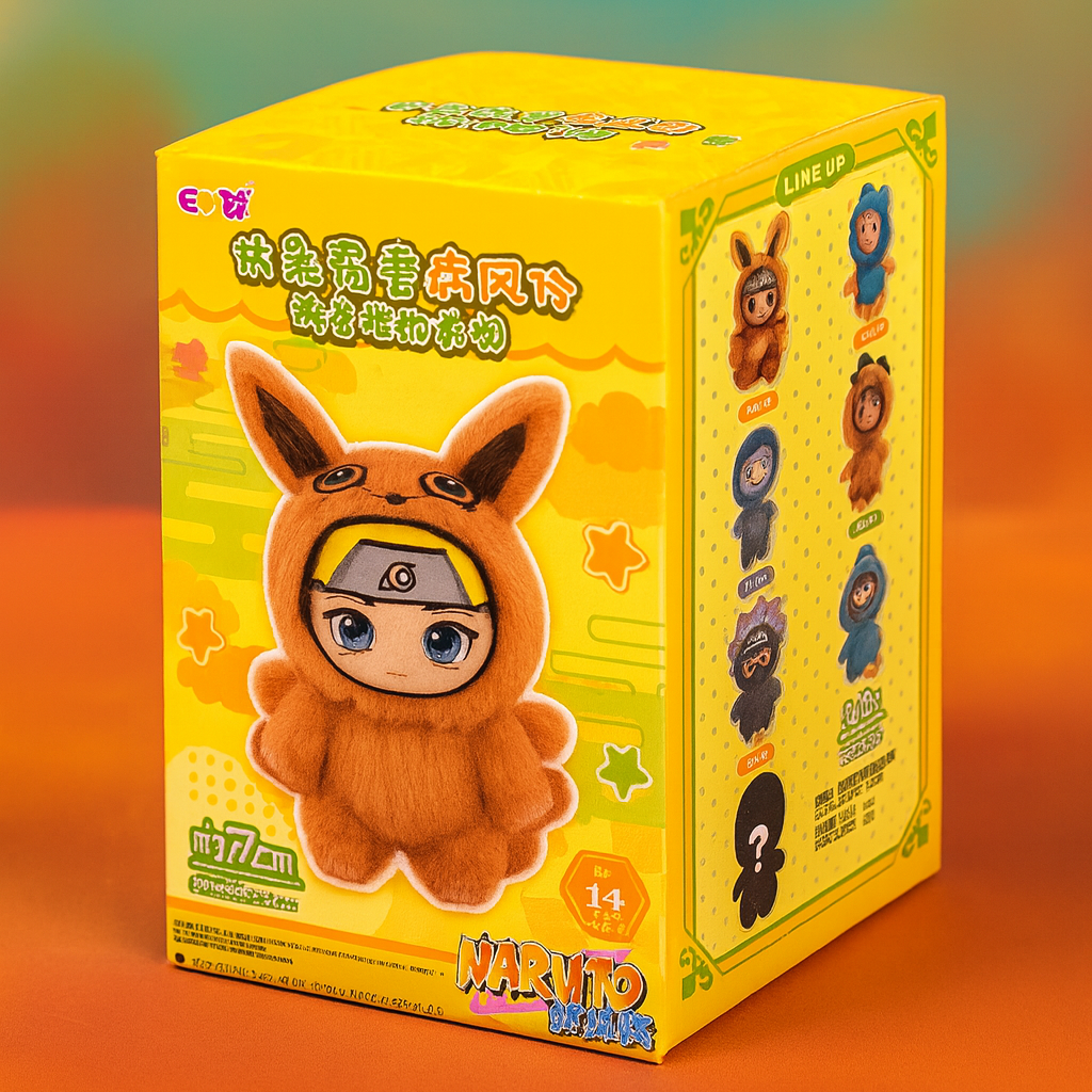 Naruto Plüschtier in orangener Blindbox